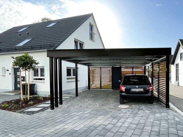 Carports modulaires en acier